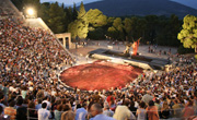 Epidaurus Theatre in Argolis Greece